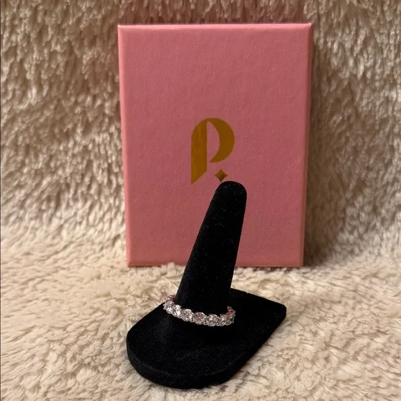 PAVOI Eternity Cubic Zirconia Ring - Picture 5 of 12